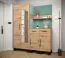 Wandpaneel mit modernen Design Farbe: Hellblau - Abmessungen: 42 x 42 x 4 cm (H x B x T)
