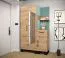 Wandpaneel mit modernen Design Farbe: Hellblau - Abmessungen: 42 x 42 x 4 cm (H x B x T)