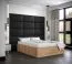 Wandpaneel im edlen Stil Farbe: Schwarz - Abmessungen: 42 x 84 x 4 cm (H x B x T)