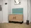 Wandpaneel mit modernen Design Farbe: Hellblau - Abmessungen: 42 x 42 x 4 cm (H x B x T)