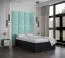 Wandpaneel mit modernen Design Farbe: Hellblau - Abmessungen: 42 x 42 x 4 cm (H x B x T)