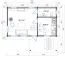 Ferienhaus F23 mit Anbau, Terasse u. Schlafboden | 48,8 m² | 70 mm Blockbohlen | Naturbelassen | Fenster 1-Hand-Dreh-Kippsystematik
