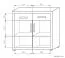 Kommode Lorengau 20, Farbe: Sonoma Eiche - Abmessungen: 109 x 112 x 40 cm (H x B x T)