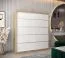 180 cm breiter Kleiderschrank mit 10 Fächern und 2 Türen | Farbe: Sonoma Eiche / Weiß Abbildung