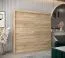 2 Meter breiter Kleiderschrank mit 2 Türen | Farbe: Sonoma Eiche Abbildung