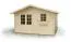 Gartenhaus R10 - 44 mm Blockbohlenhaus, Grundfläche: 11,90 m², Satteldach