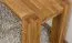 Bank Wooden Nature 133 Eiche massiv - 200 x 33 cm (L x B)
