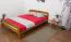 Kinderbett / Jugendbett Kiefer Vollholz massiv Eichefarben A6, inkl. Lattenrost - Abmessung 140 x 200 cm