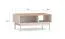 Couchtisch Humboldt 09 | Farbe: Eiche Cremona  / Kaschmir | Beine: Metall | für Wohnzimmer | Maße: 90 x 60 x 40 cm | ABS-Kanten | 2 Fächer | sehr geräumig