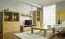Wohnzimmer Komplett - Set K Jussara, 5 - teilig, teilmassiv, Farbe: Natur