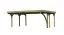 Doppelcarport Classic 1 PVC-Dach Variante B SET mit 1 Einfahrtsbogen, Grundfläche 25,9 m²