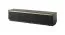 Eleganter TV-Schrank / TV-Board Finghall 01, drei Türen, 1,8 Meter breit, Soft-Close-Funktion, Farbe: Schwarz, Front: gerillt, hängend montierbar, drei Fächer