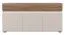 Kommode Papauta 21, Farbe: Kaschmir / Eiche dunkel - Abmessungen: 86 x 176 x 45 cm (H x B x T)