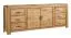 Stabiles Esszimmer - Set E Balsa, 4-teilig, gewachst / geölt, Natur Eiche teilmassiv, gebürstete Oberfläche, Saug- und Wischroboter geeignet, hochwertige Materialien