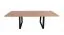 Esstisch Kastav 31, Farbe: Eiche / Schwarz - 280 x 94 cm (B x T)