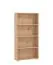Bücherregal / Regal Knide 07, Farbe: Eiche Artisan, vier Fächer, ABS-Kantenschutz, für Wohnzimmer, Maße: 142 x 70 x 24,5 cm, schlichtes Design