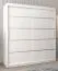 180 cm breiter Kleiderschrank mit 10 Fächern und 2 Türen | Farbe: Weiß Abbildung