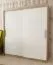 180 cm breiter Schiebetürenschrank mit 2 Türen | 10 Fächer | 2 Kleiderstangen | Farbe: Sonoma Eiche / Weiß Abbildung