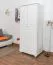 Kiefer-Schrank A-Qualität, Farbe: Weiß 190x90x60 cm Abbildung