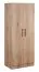 Drehtürenschrank / Kleiderschrank Sidonia 05, Farbe: Eiche Artisan - Abmessungen: 200 x 82 x 53 cm (H x B x T)