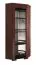 Eckbarschrank mit drehbaren Regalen und zwei Glasaufhänger Krasno 04, Eiche Massivholz, Maße: 193 x 69 x 69 cm, mit natürlichem Eichenfurnier