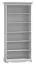 Regal Gyronde 07, Kiefer massiv Vollholz, weiß lackiert - 190 x 90 x 45 cm (H x B x T)
