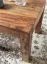 Kleiner Couchtisch / Beistelltisch aus Sheesham Massivholz Apolo 152, Farbe: Sheesham Gebeizt - Abmessungen: 40 x 45 x 45 cm (H x B x T)