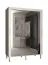 Kleiderschrank mit modernen Design Jotunheimen 269, Farbe: Weiß - Abmessungen: 208 x 150,5 x 62 cm (H x B x T)