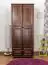 Massivholz-Kleiderschrank, Farbe: Nuss 190x80x60 cm