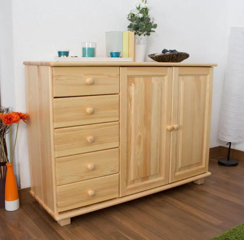 Wohnzimmerschrank, Kommode, 118 cm breit Abbildung
