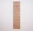 Garderobe Pandrup 07, Farbe: Eiche - Abmessungen: 145 x 35 x 2 cm (H x B x T)