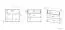 Kommode Vacaville 23, Farbe: Sonoma Eiche hell - Abmessungen: 85 x 92 x 40 cm (H x B x T), mit 2 Türen, 1 Schublade und 2 Fächern