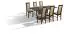 Stuhl Lavaret 12, Farbe: Dunkelbraun / Creme - Abmessungen: 104 x 46 x 45 cm (H x B x T)