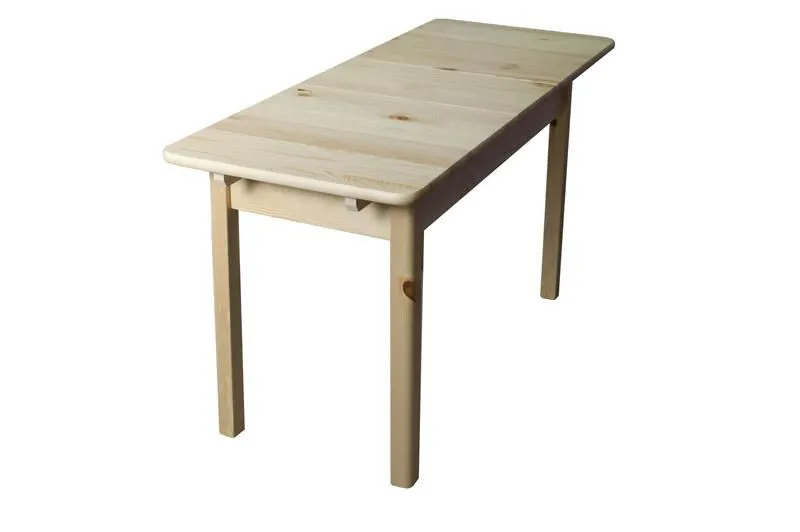 Esstisch 145x90 cm Kiefer massiv, Ausziehbar auf 210, Farbe: Natur Abbildung