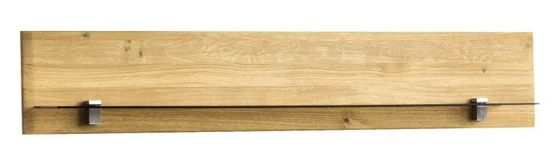 Hängeregal / Wandregal Recife 04, Farbe: Natur, Eiche teilmassiv – 22 x 121 x 23 (H x B x T)