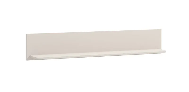Wandregal | Farbe: Kaschmir | 1 Ablage | Hängeregal | für Wohnzimmer | Maße: 137,5 x 21 x 24 cm | ABS-Kanten | elegantes Design