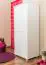 Schlafzimmerschrank, Farbe: Weiß 190x80x60 cm Abbildung
