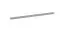 LED-Leiste | 2,12 W | 2 m Kabel | neutrale helle Farbe | Farbe: Chrom | per Fernbedienung steuerbar | Maße: 47,5 x 1 x 3 cm