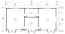 Gartenhaus aus nordischen Fichtenholz, inkl. Fußboden, 70 mm Blockbohlenhaus, Grundfläche: 54 m², Außenmaße: 500 x 1100 cm, Fenster und Tür aus Isolierglas, Satteldach