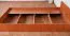 Doppelbett Corrientes 19 inkl. Lattenrost, Farbe: Erle - 160 x 200 cm (B x L)