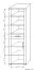 Schrank Aitape 26, Farbe: Sonoma Eiche dunkel / Sonoma Eiche hell - Abmessungen: 188 x 60 x 40 cm (H x B x T)