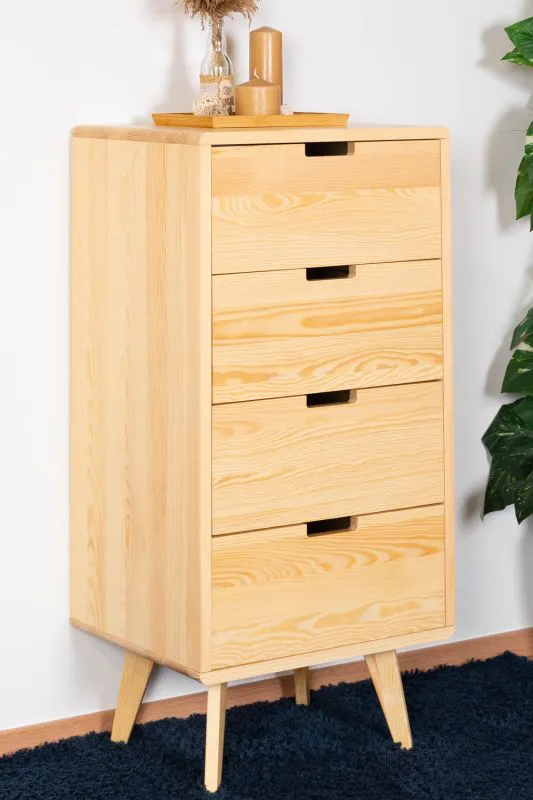 Kommode Kiefer massiv natur Aurornis 29 - Abmessungen: 104 x 50 x 40 cm (H x B x T)