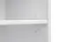 Regal Gyronde 07, Kiefer massiv Vollholz, Farbe: Weiß / Eiche - 190 x 90 x 45 cm (H x B x T)