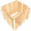 Sauna "Mika" SET mit Klarglastür & Ofen externe Steuerung easy 9 KW - 151 x 196 x 198 cm (B x T x H)