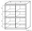 Kommode Popondetta 17, Farbe: Sonoma Eiche - Abmessungen: 114 x 95 x 38 cm (H x B x T)