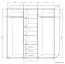 Schiebetürenschrank / Kleiderschrank Rabaul 37, Farbe: Sonoma Eiche hell / Sonoma Eiche dunkel - Abmessungen: 210 x 180 x 60 cm (H x B x T)