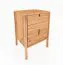 Nachtkommode Wellsford 07 Wildeiche massiv geölt - Abmessungen: 69 x 60 x 36 cm (H x B x T)