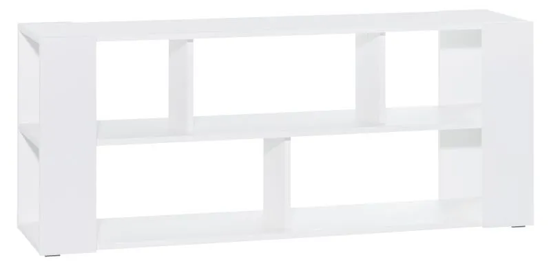 Regal Minnea 44, Farbe: Weiß - Abmessungen: 71 x 168 x 41 cm (H x B x T)