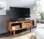 TV-Unterschrank / Lowboard, Farbe: Sheesham, teilmassiv - Abmessungen 44 x 95 x 34 cm (H x B x T)