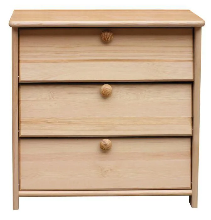 Massivholz-Schuhschrank, Farbe: Natur 62x62x40 cm Abbildung